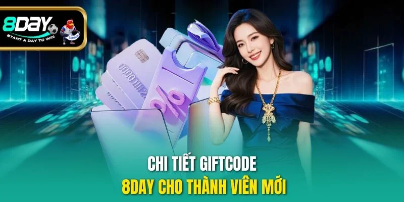Chi tiết giftcode 8DAY cho thành viên mới